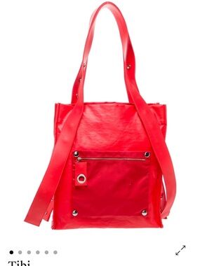Tibi Lloyd Tote Bag in Red